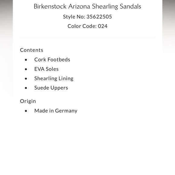 Birkenstock Arizona Shearling Suede Leather Sandal Size 7 New in Box - Picture 5 of 15